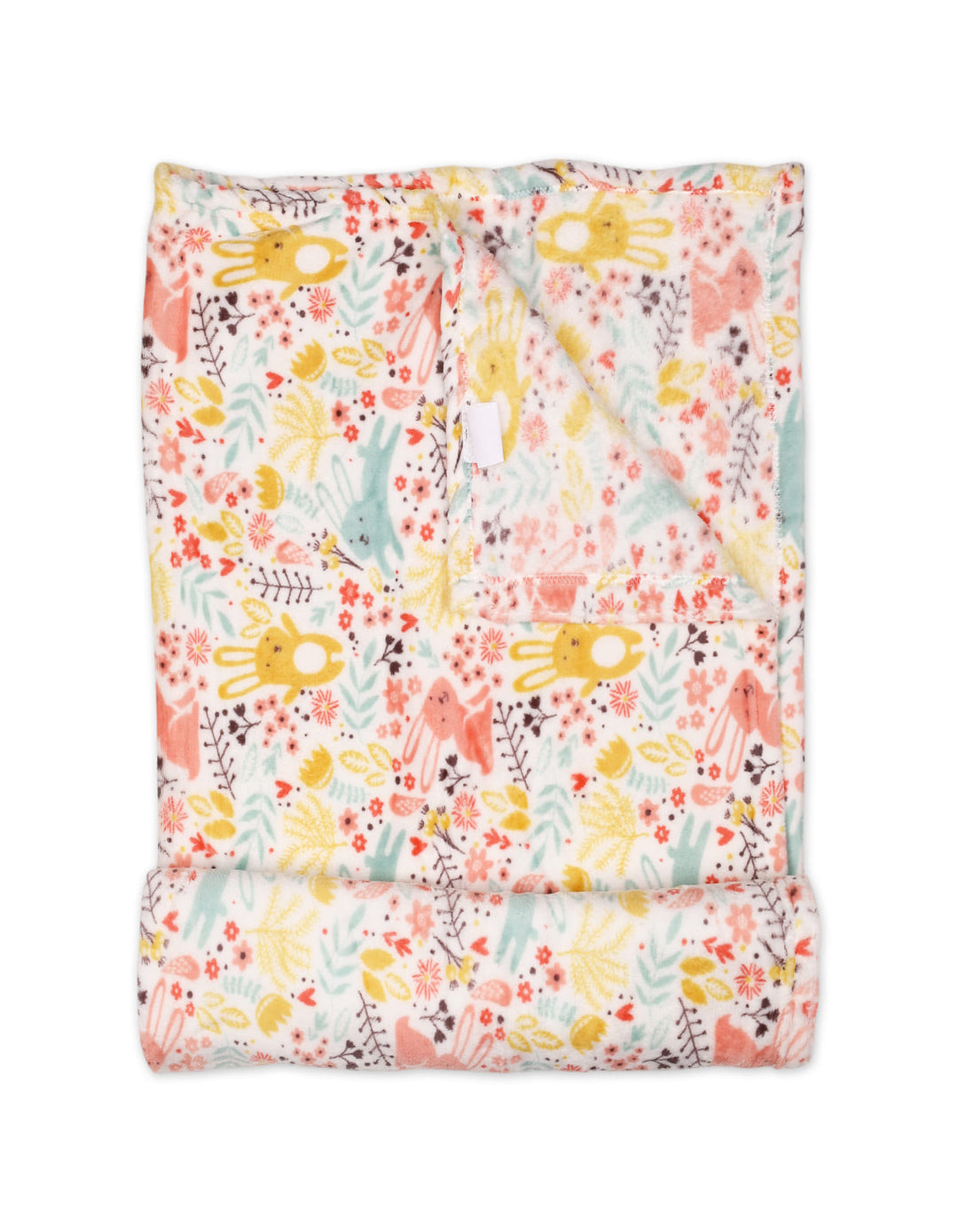 Baby Blanket and Pillow Set Bunny and Sheep White and Multi at Zubaidas Online Pakistan