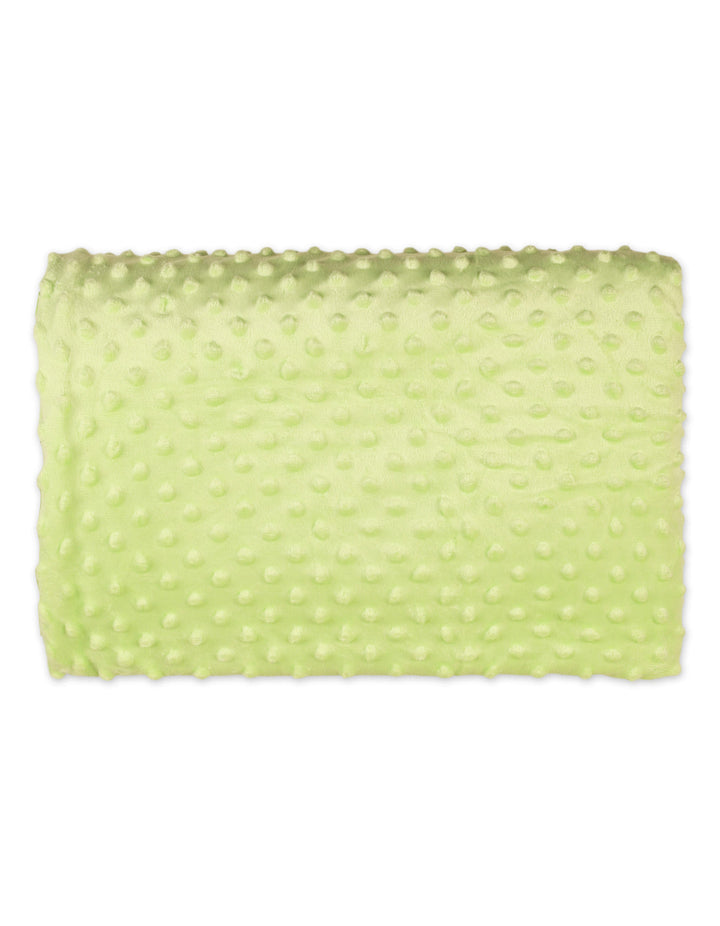 Baby Blanket Minky Dots Light Green at Zubaidas Best Online Baby and Kids Shop in Pakistan