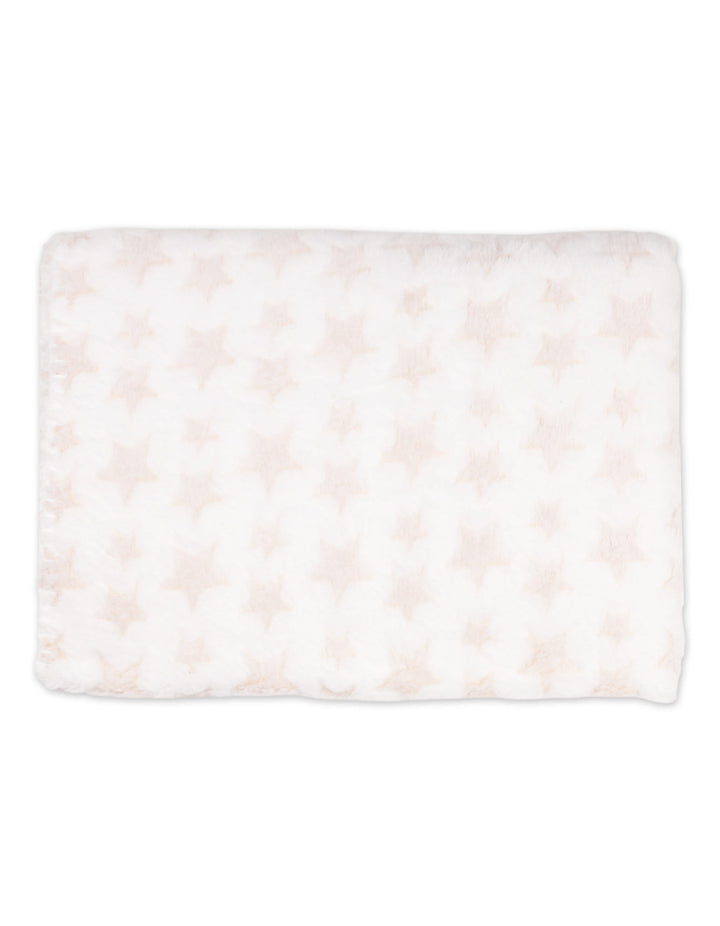 Baby Blanket with Soft Toy Bear Beige Stars at Zubaidas Online Pakistan