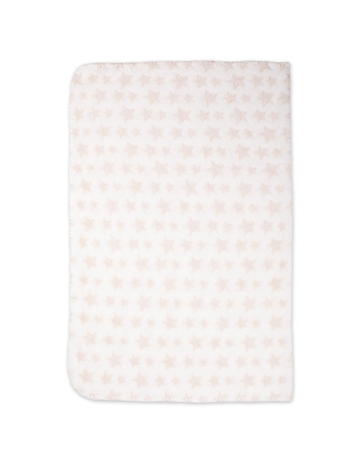 Baby Blanket with Soft Toy Bear Beige Stars at Zubaidas Best Online Baby and Kids Store in Pakistan