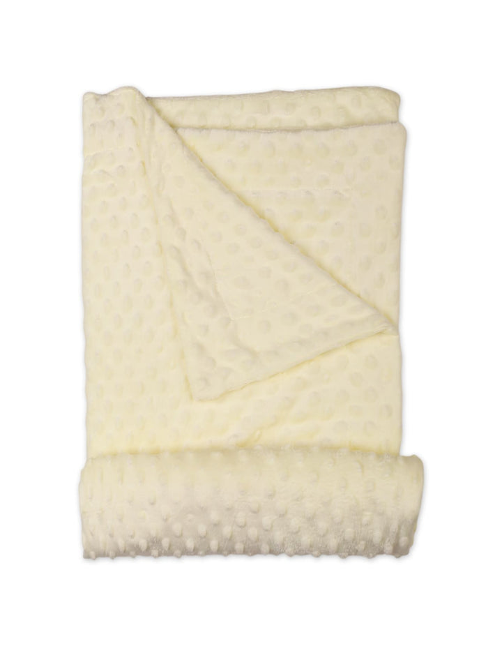 Baby Blankets Bambies Dotted Cream at Zubaidas Pakistan