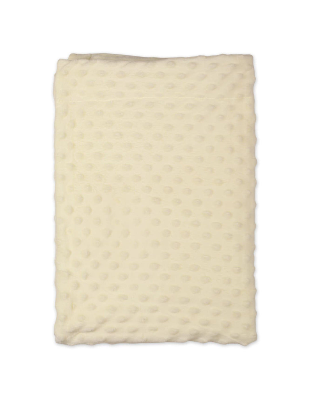Baby Blankets Bambies Minky Dotted Cream at Zubaidas
