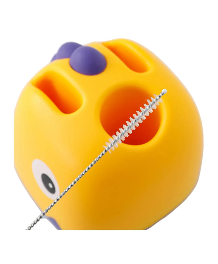 Baby Bottle and Nipple Cleaning Set Yellow and Purple at Zubaidas Best Online Baby and Kids Shop in Pakistan
