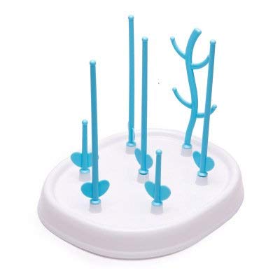 Baby Bottle Dryer Holder Blue and White at Zubaidas