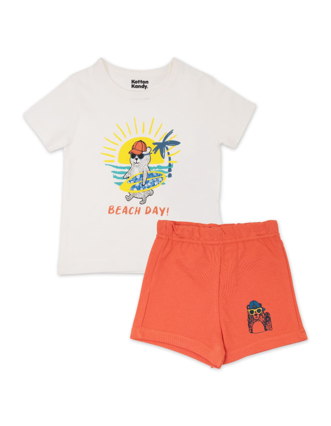 Baby Boy 2 Pcs Summer Outfit Beach Day at Zubaidas