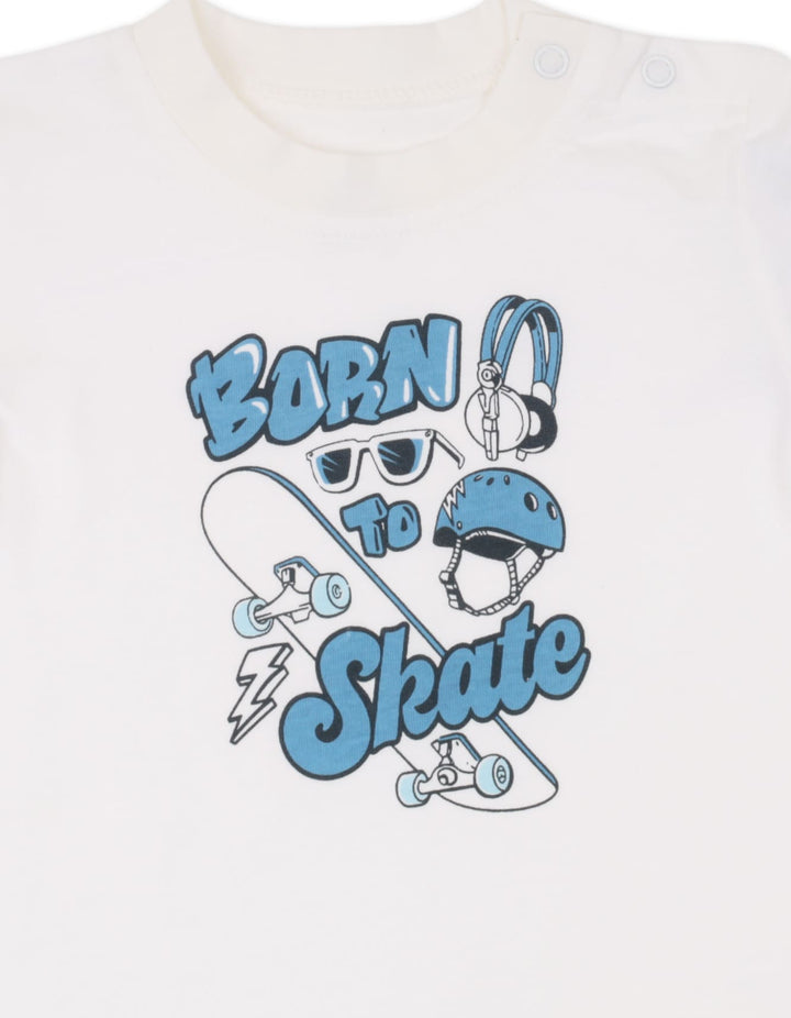 Baby Boy 2 Pcs Summer Outfit Born to Skate at Zubaidas Online Pakistan