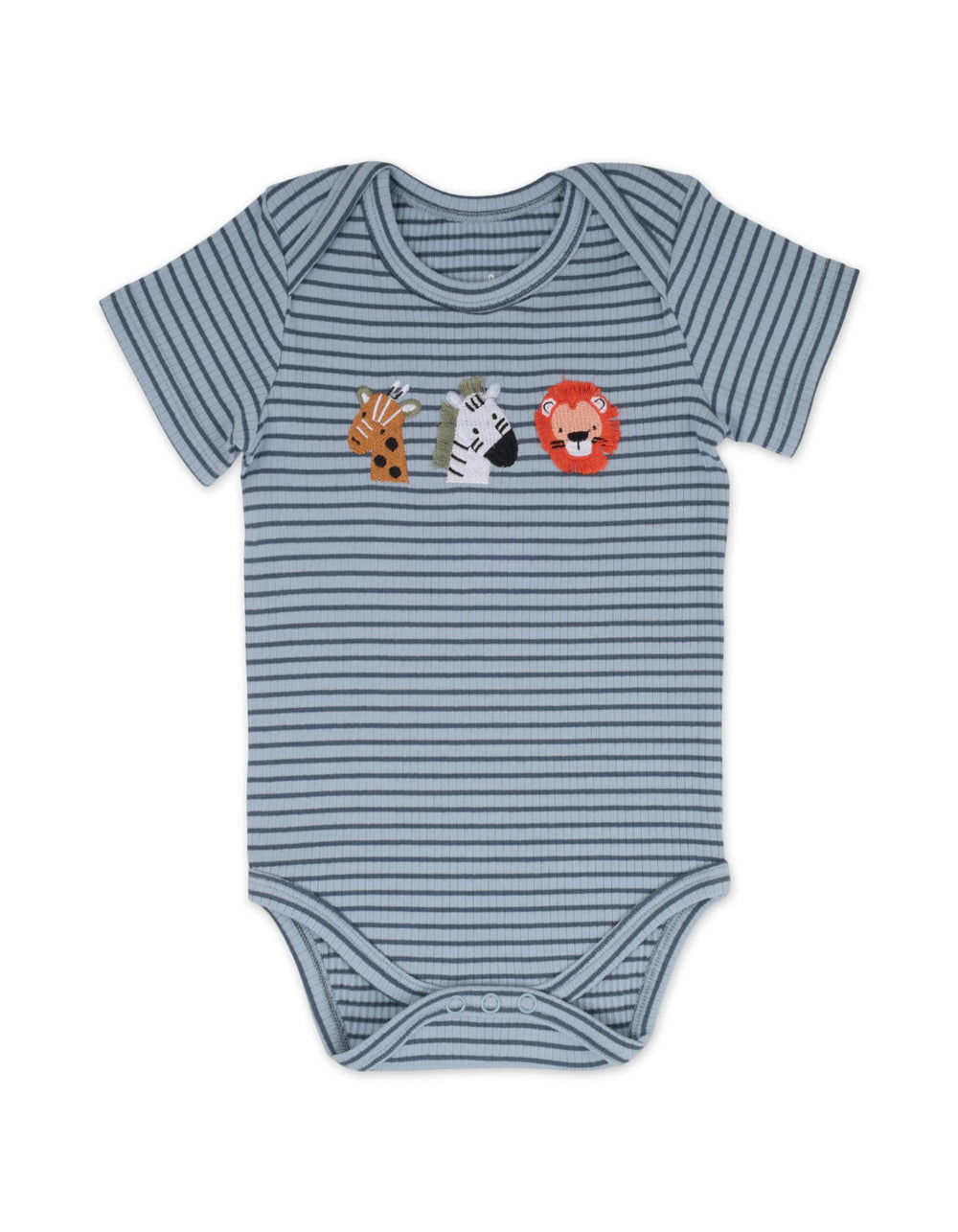 Baby Boy 2 Pcs Summer Suit Set Safari Stripes at Zubaidas Official Pakistan
