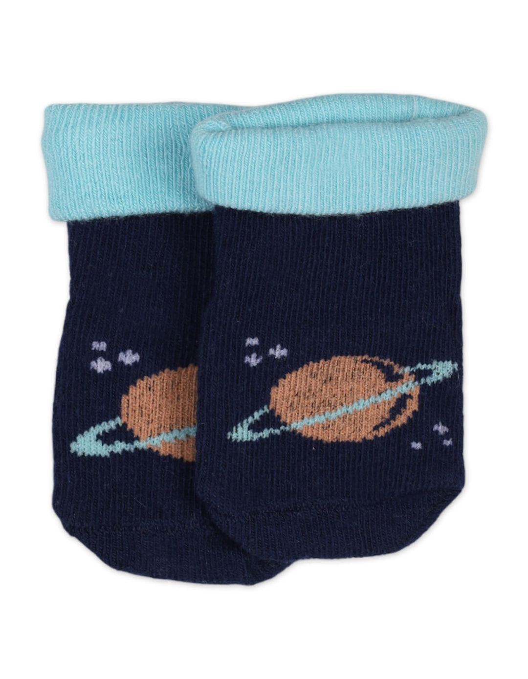 Baby Boy 3 Pcs Cap Bib and Socks Gift Set Space Rocket at Zubaidas Online Pakistan
