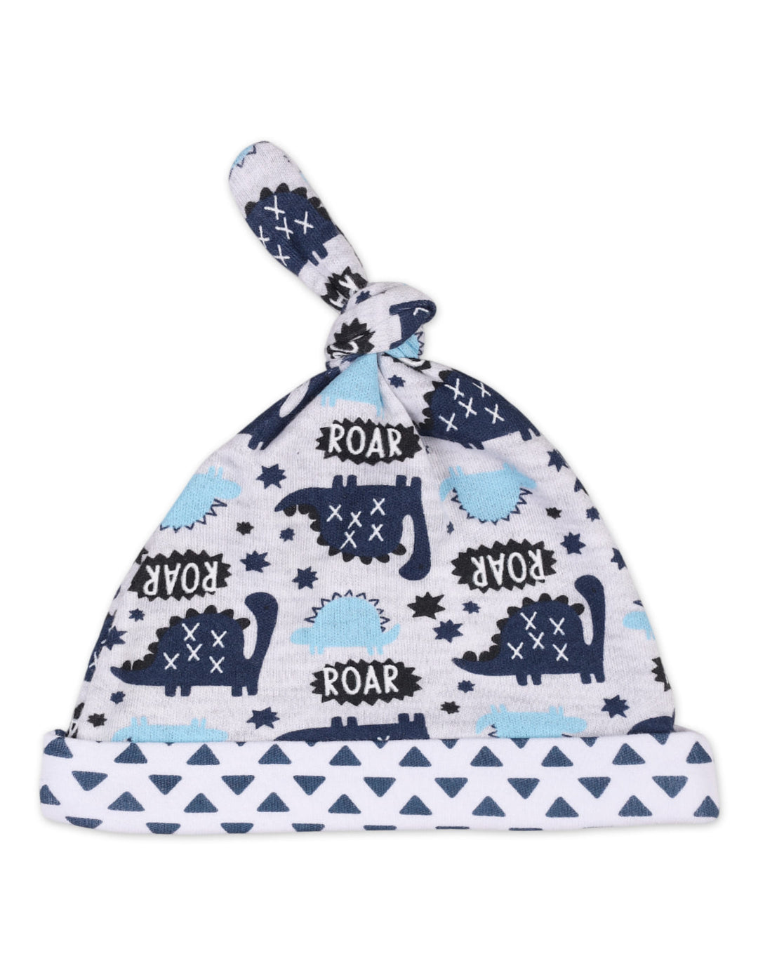 Baby Boy 3 Pcs Cap Bib and Socks Set Dino Print Navy at Zubaidas Online Pakistan
