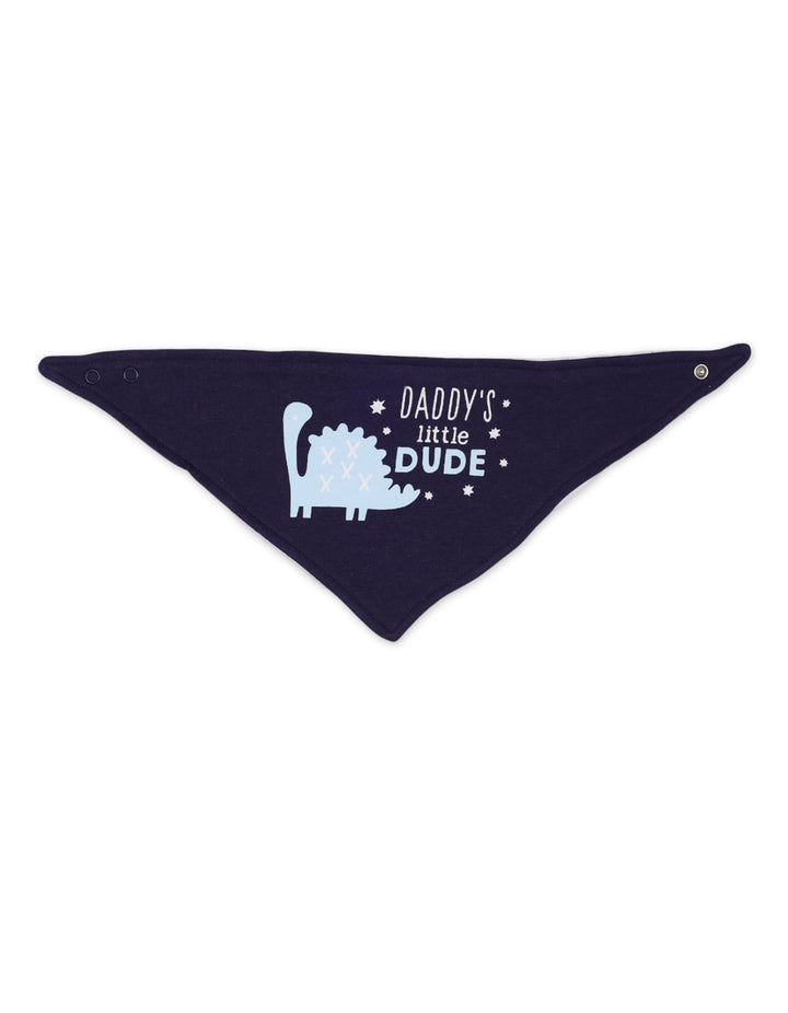 Baby Boy 3 Pcs Cap Bib and Socks Set Dino Print Navy at Zubaidas Best Online Baby Shop in Pakistan