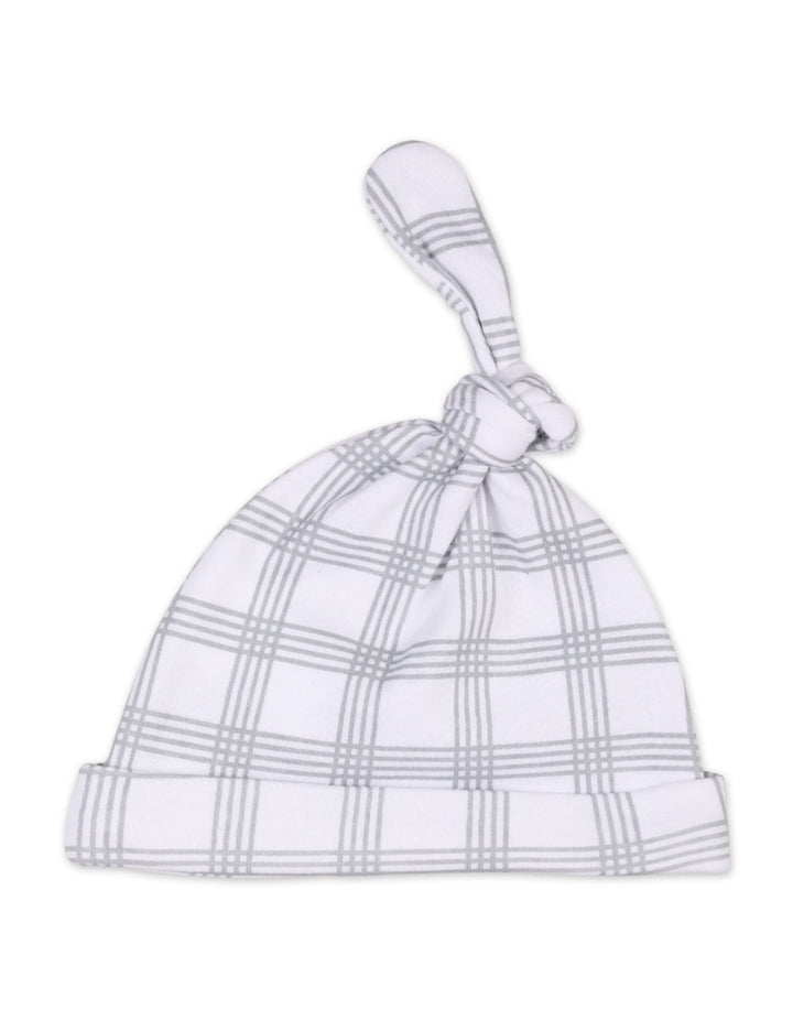 Baby Boy 3 Pcs Cap Bib and Socks Set Suspender Print White at Zubaidas Online Pakistan