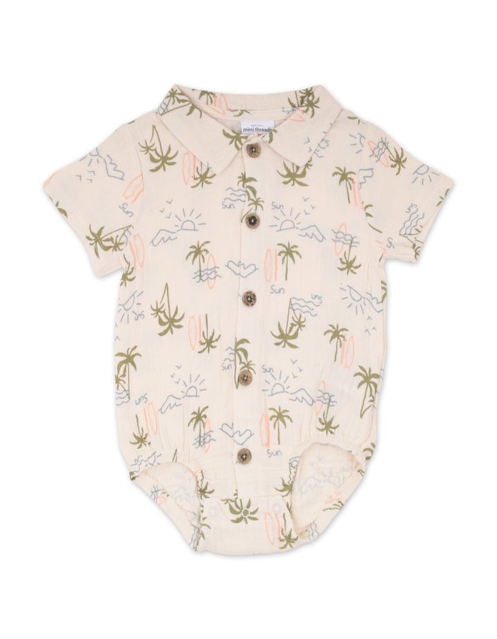 Baby Boy 3 Pcs Summer Outfit Beach Vibe at Zubaidas Official Pakistan