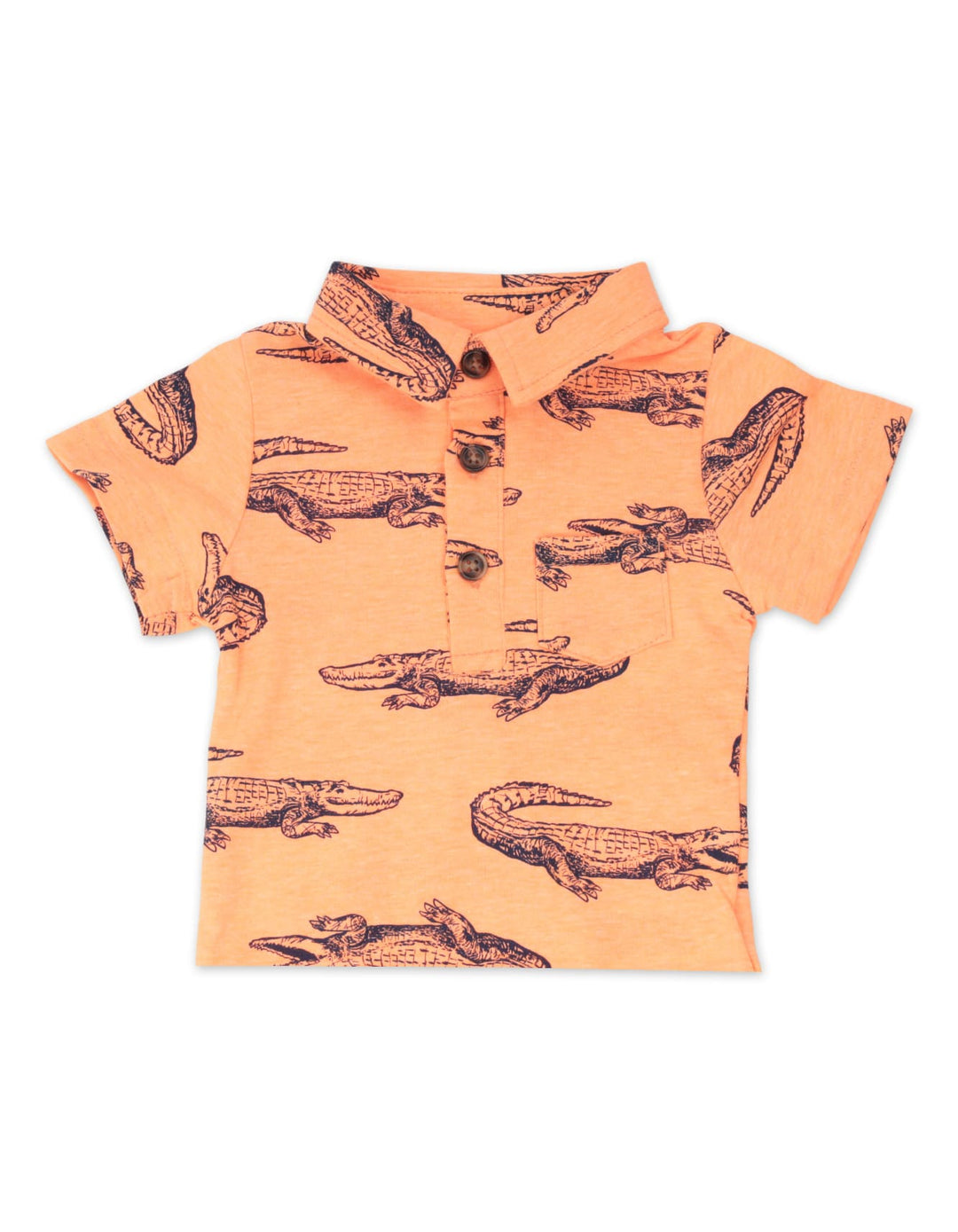 Baby Boy 4 Piece Suit Set Alligator Print at Zubaidas Online Pakistan