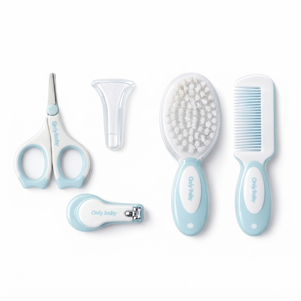 Baby Boy 4 Pieces Grooming Kit Blue at Zubaidas Official Pakistan