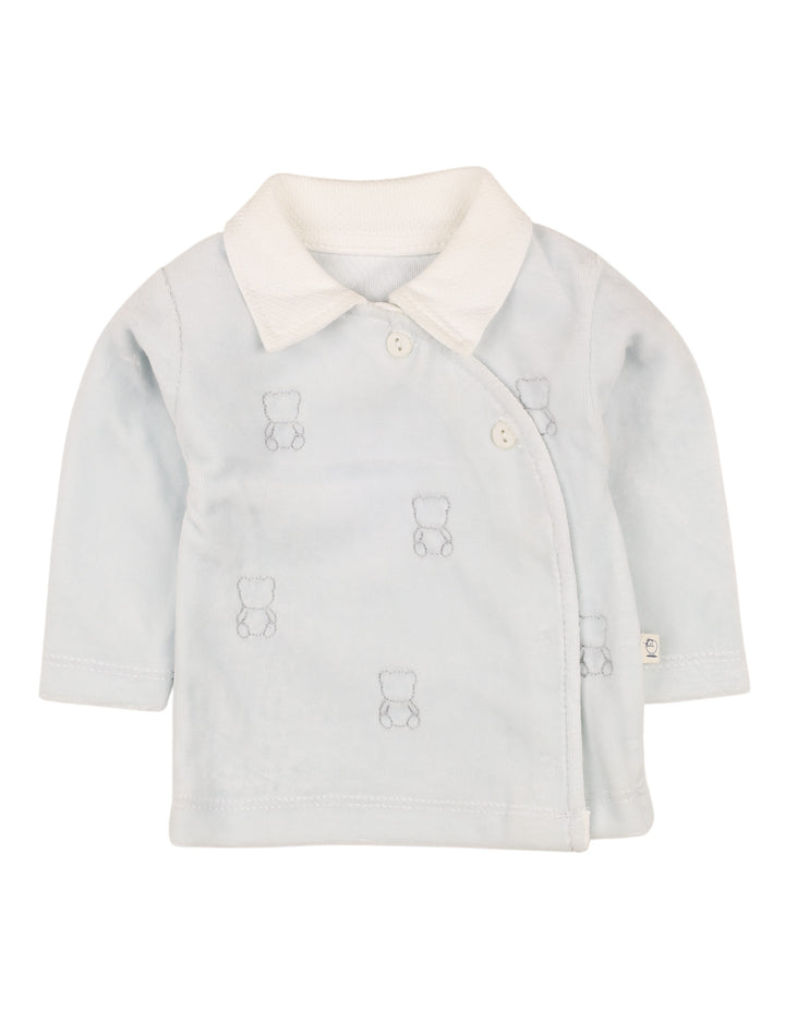 Baby Boy 5 Pcs Clothing Gift Set Light Blue at Zubaidas Official Pakistan