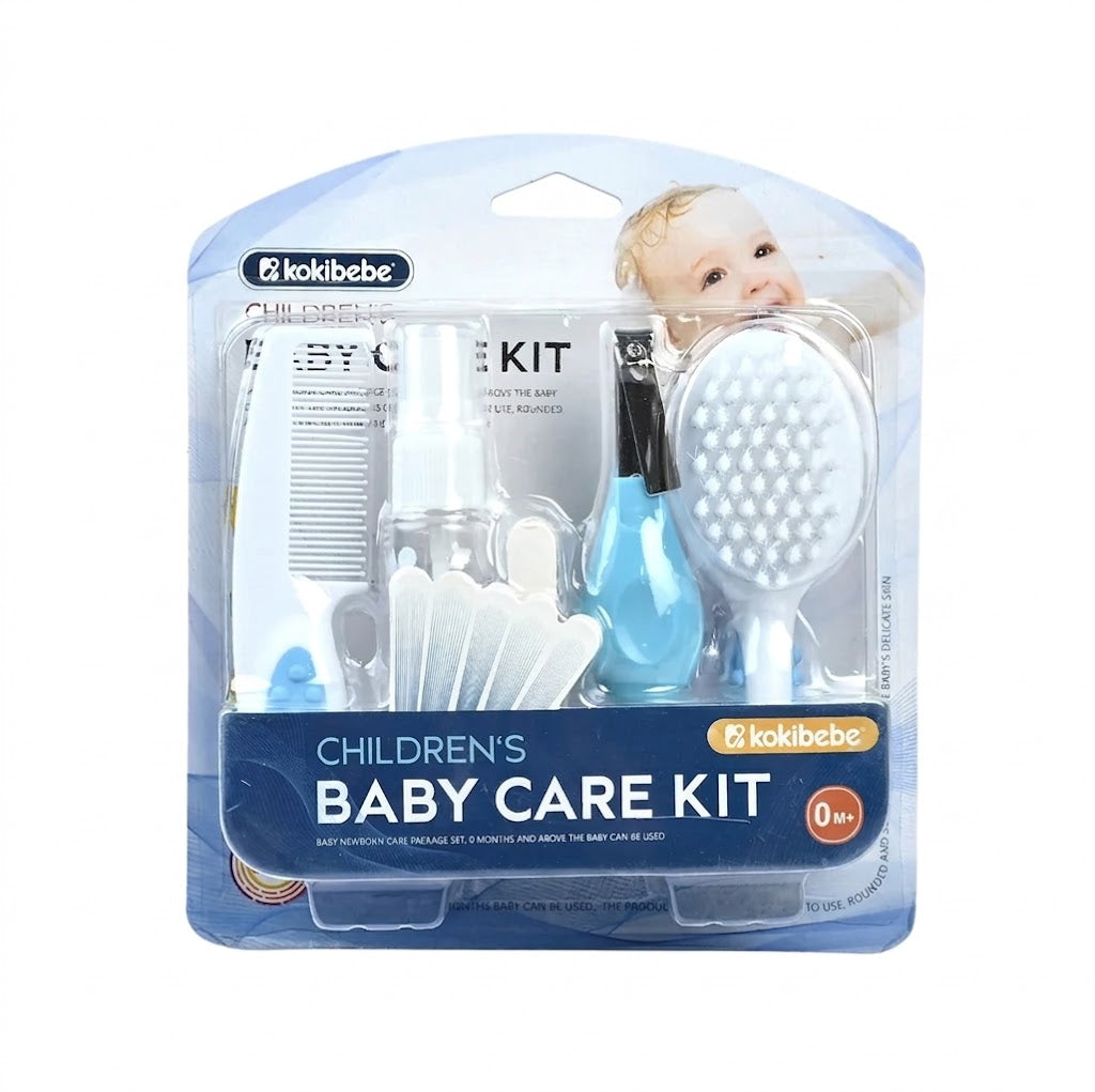 Baby Boy 5 Pieces Grooming Kit Blue at Zubaidas