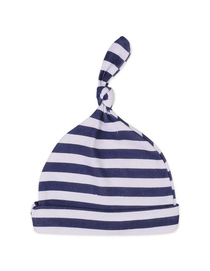 Baby Boy 6 Pcs Bibs and Knotted Caps Set Handsome Little Bear at Zubaidas Official Pakistan