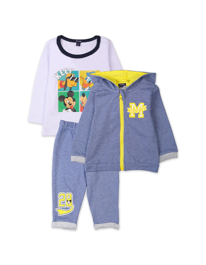 Baby Boy and Boys 3 Pieces Winter Outfit Sets Bambies Blue at Zubaidas