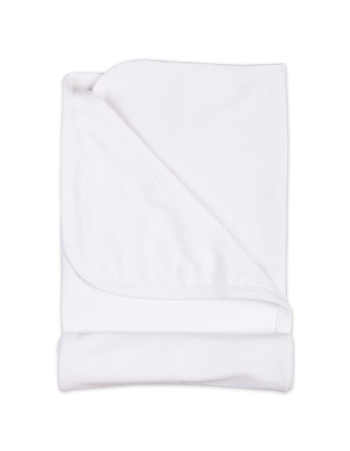 Baby Boy and Girl Wrapping Sheet Bambies Plain White at Zubaidas