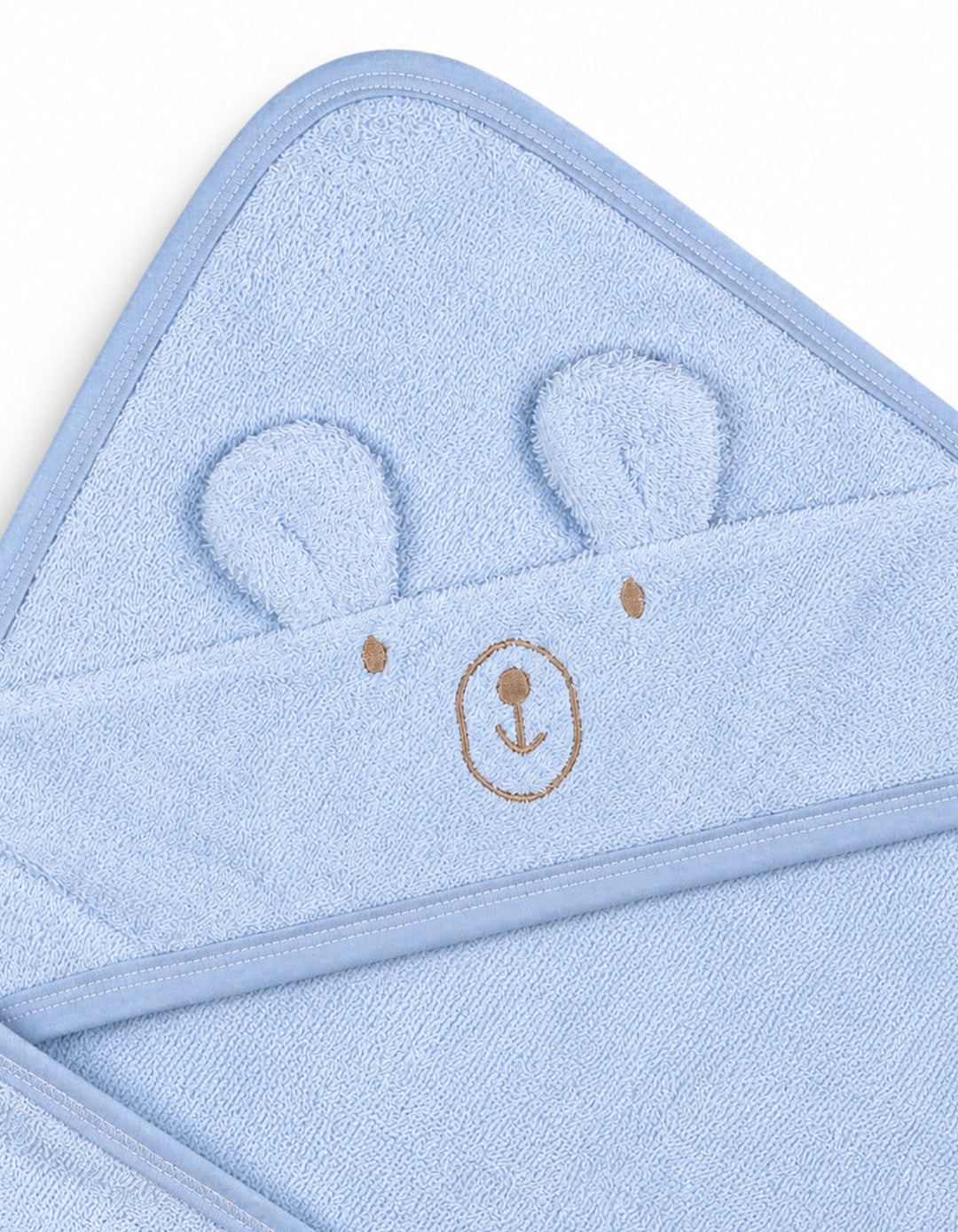 Baby Boy Bath Towel Hooded Bear Light Blue at Zubaidas Online Pakistan