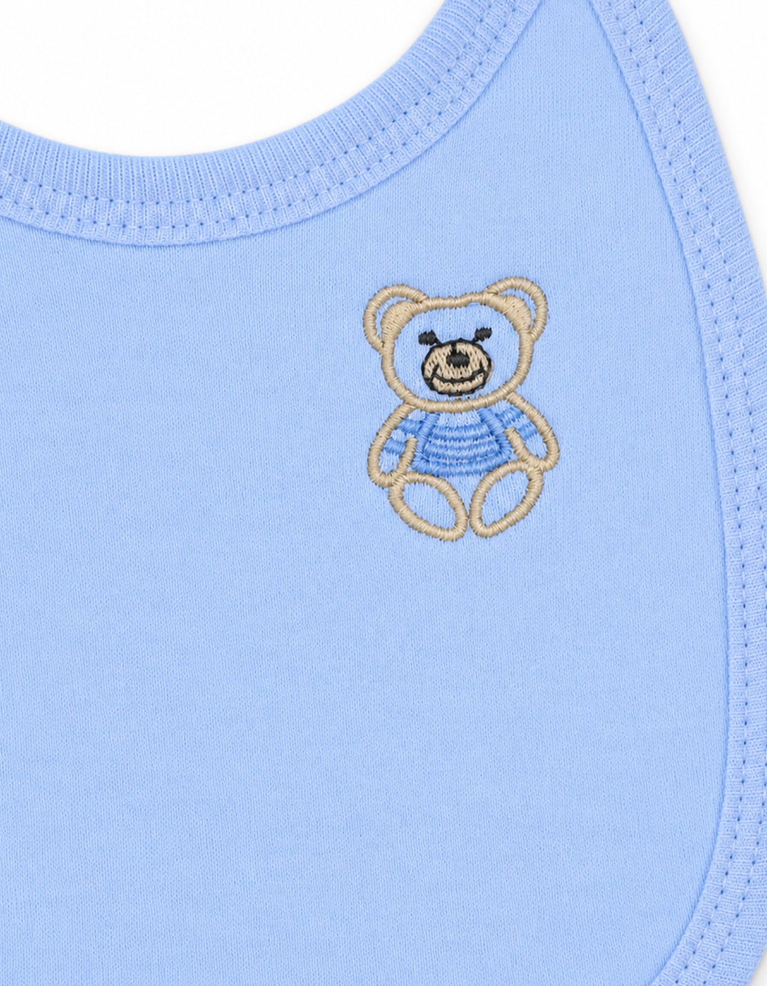 Baby Boy Bib Teddy Bear Blue at Zubaidas Official Pakistan