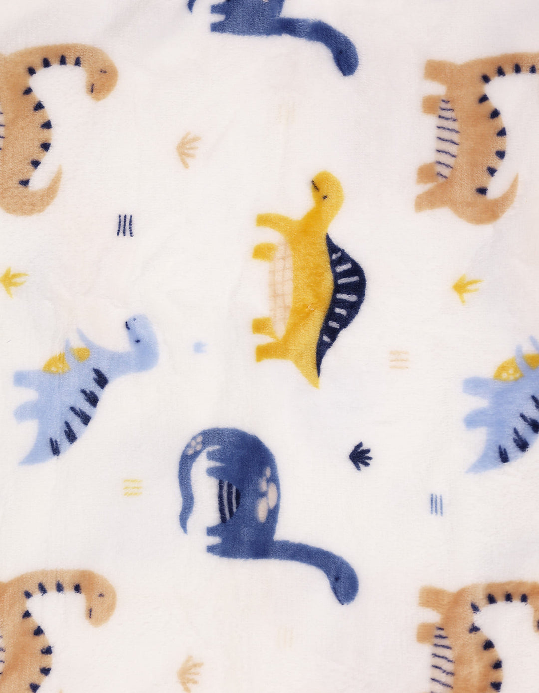Baby Boy Blanket and Pillow Set Dinosaur White and Blue at Zubaidas Best Online Baby and Kids Store in Pakistan