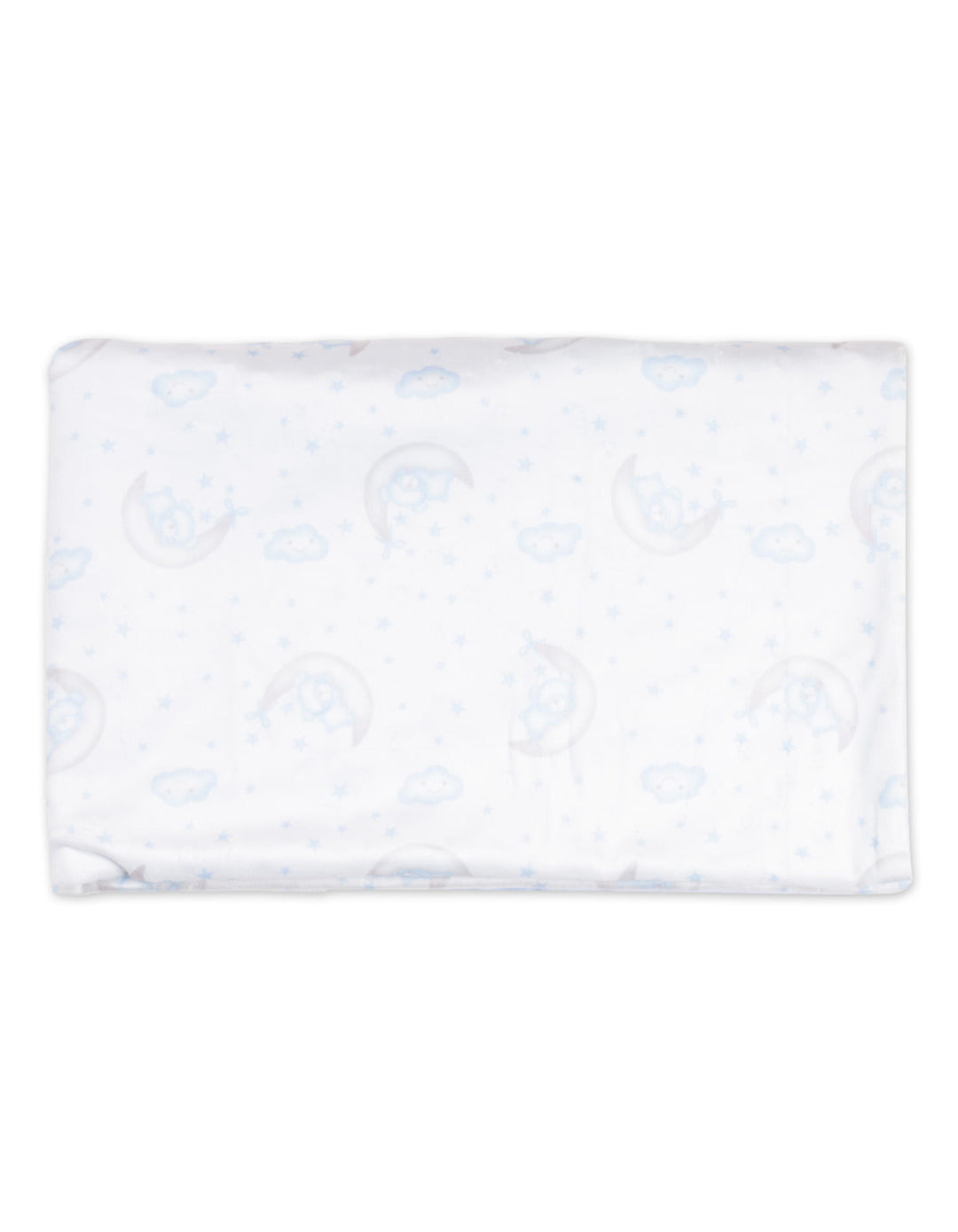 Baby Boy Blanket Minky Dots Night Sky with Soft Toy Bear Blue at Zubaidas Number 1 Baby and Kids Store in Pakistan