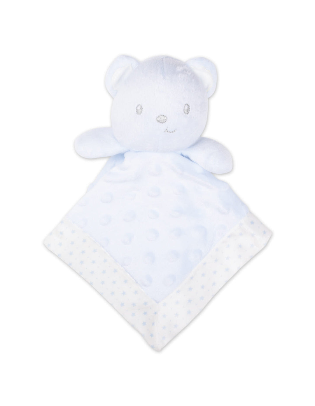 Baby Boy Blanket Minky Dots Night Sky with Soft Toy Bear Blue at Zubaidas Most Trusted Baby and Kids Store in Pakistan