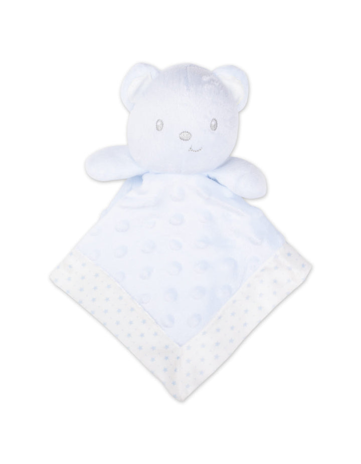 Baby Boy Blanket Minky Dots Night Sky with Soft Toy Bear Blue at Zubaidas Most Trusted Baby and Kids Store in Pakistan