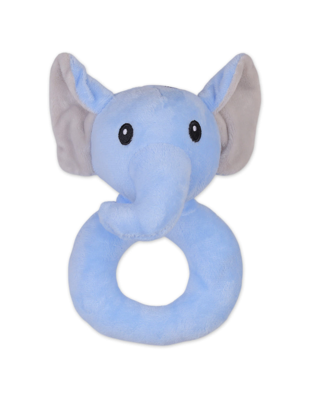 Baby Boy Blanket Plush Rattle Toy Elephant Blue at Zubaidas Online Pakistan