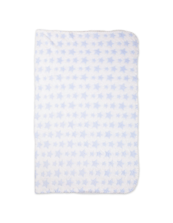 Baby Boy Blanket with Soft Toy Bear Blue Stars at Zubaidas Online Pakistan