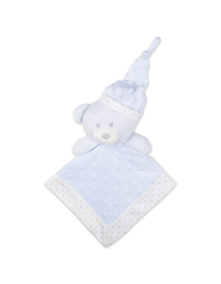 Baby Boy Blanket with Soft Toy Bear Blue Stars at Zubaidas Nymber 1 Baby and Kids Store in Pakistan