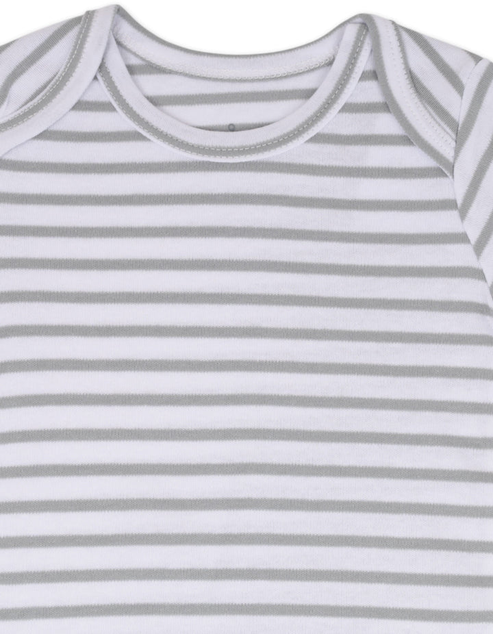 Baby Boy Bodysuit Pack of 2 Fish Print and Striped at Zubaidas Online Pakistan