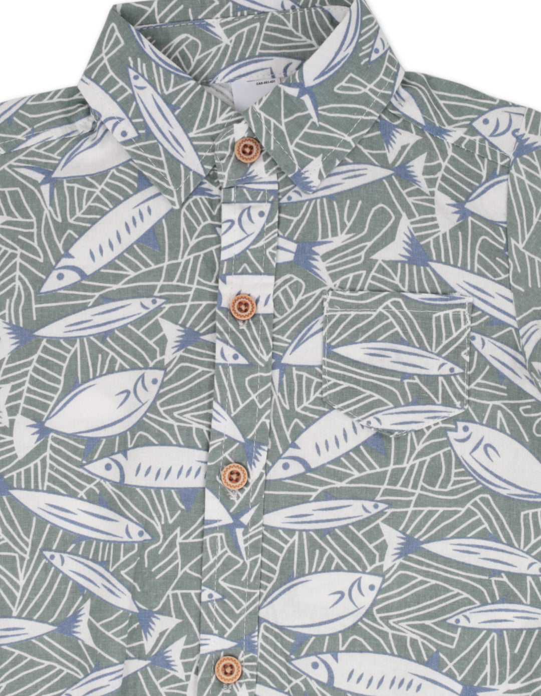 Baby Boy Bodysuit Pack of 2 Fish Print and Striped at Zubaidas Number 1 Baby and Kids Store in Pakistan