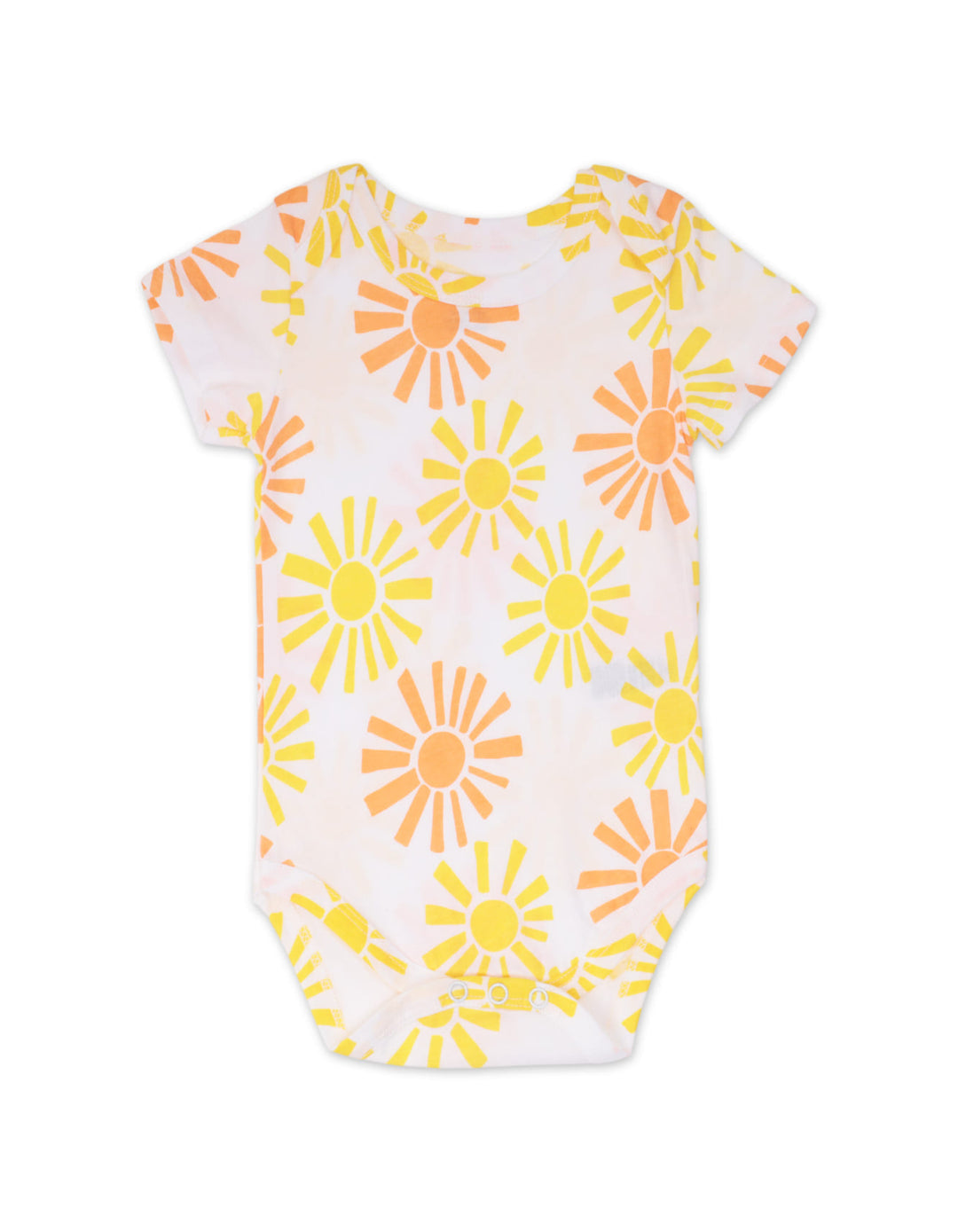 Baby Boy Bodysuit with Shorts 4 Pcs Set White and Yellow at Zubaidas Best Online Baby and Kids Store in Pakistan