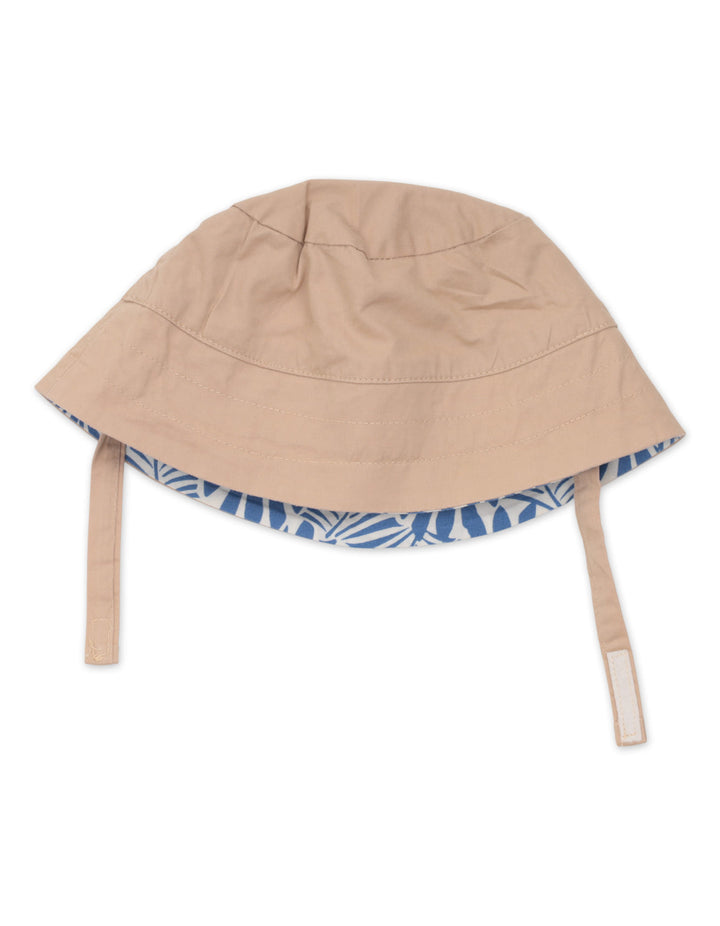 Baby Boy Bodysuit with Shorts Bowtie and Hat 4 Pcs Set Leaf Print at Zubaidas