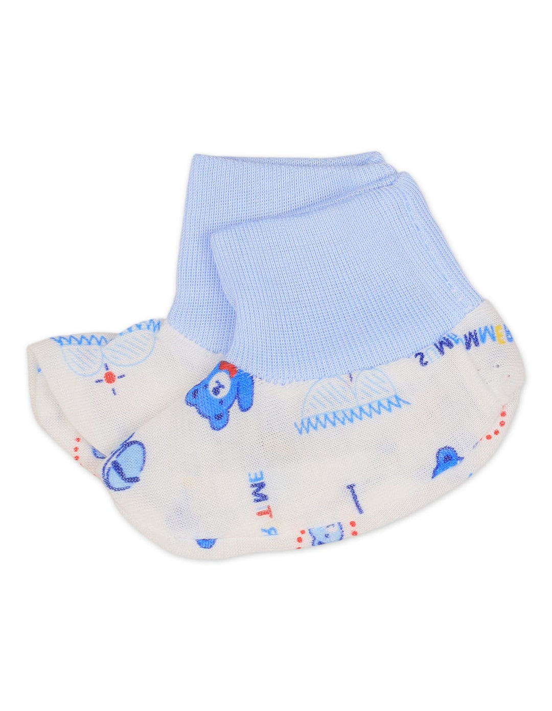 Baby Boy Cap Mitten and Booties Set Blue at Zubaidas Official Pakistan