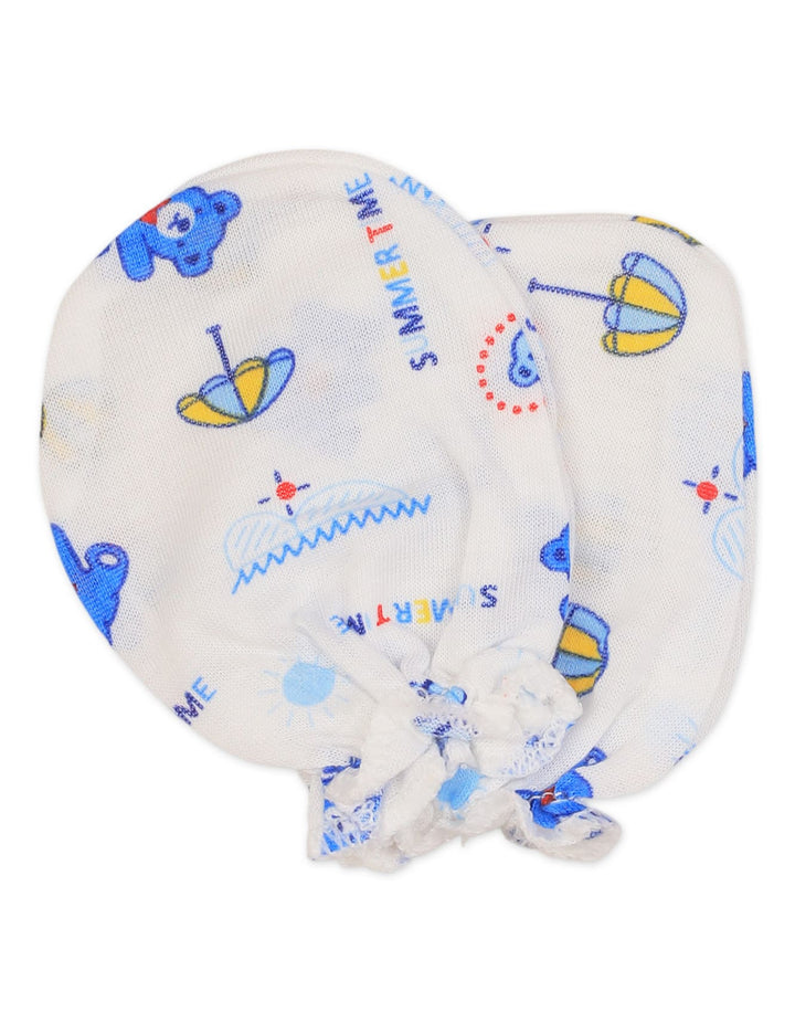 Baby Boy Cap Mitten and Booties Set Blue at Zubaidas Best Online Baby Store in Pakistan