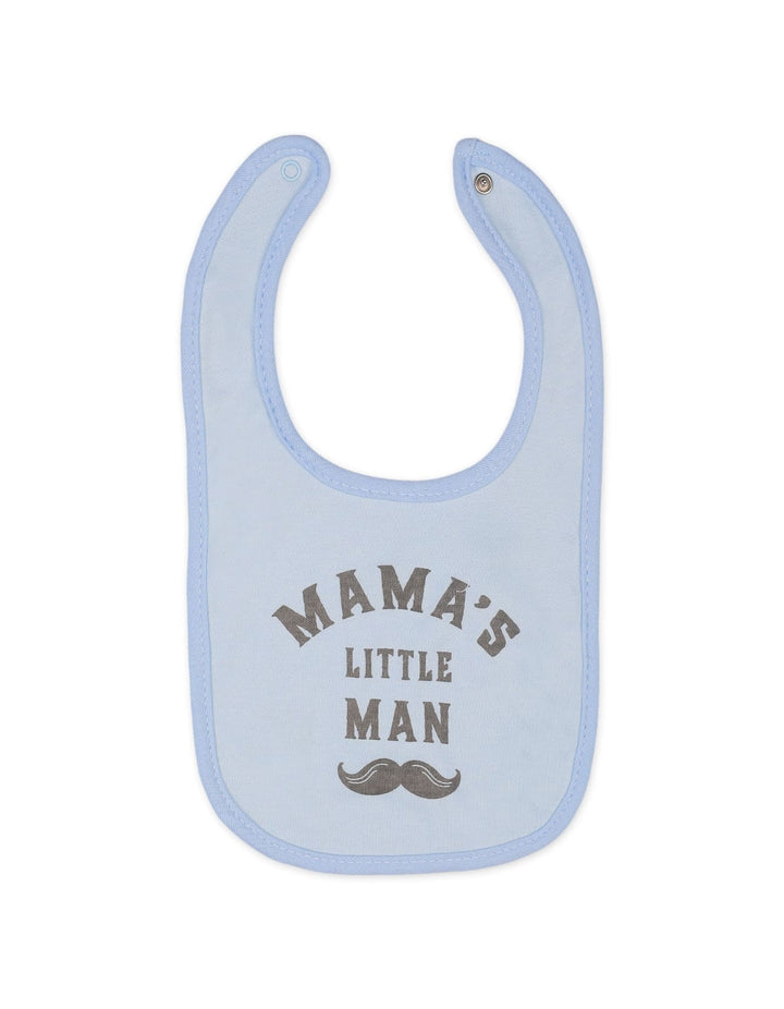 Baby Boy Caps and Bibs Set Mama's Little Man at Zubaidas Number 1 Baby Store in Pakistan