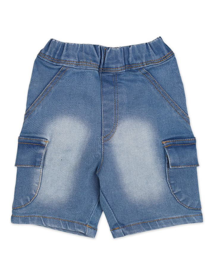 Baby Boy Cargo Shorts Bambies Blue at Zubaidas