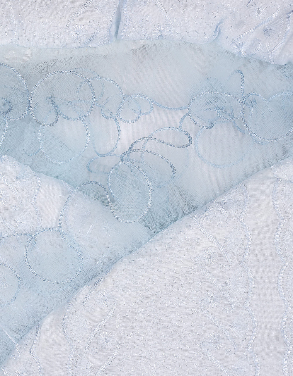 Baby Boy Carry Nest Ruffle Blue at Zubaidas Official Pakistan