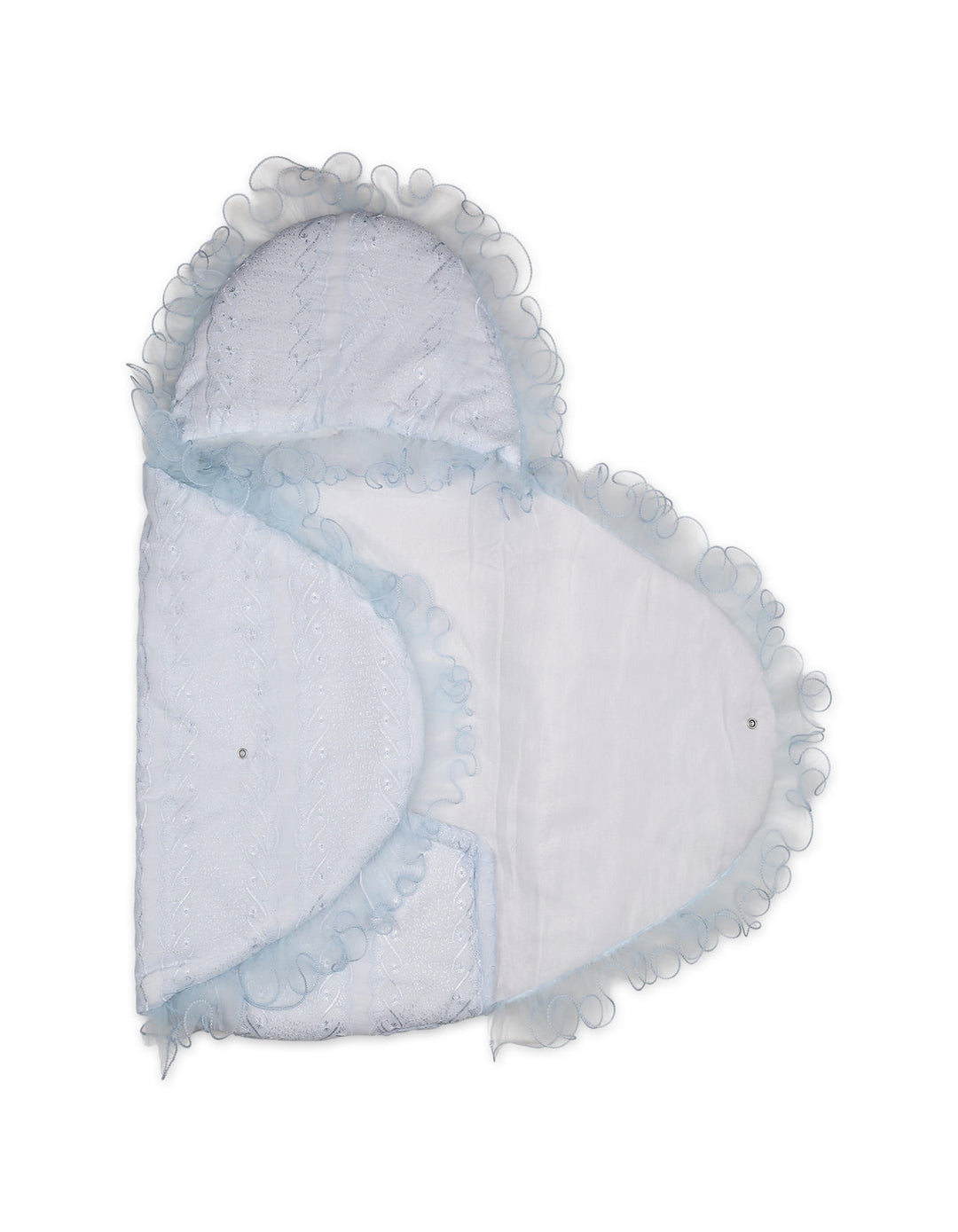 Baby Boy Carry Nest Ruffle Blue at Zubaidas Online Pakistan