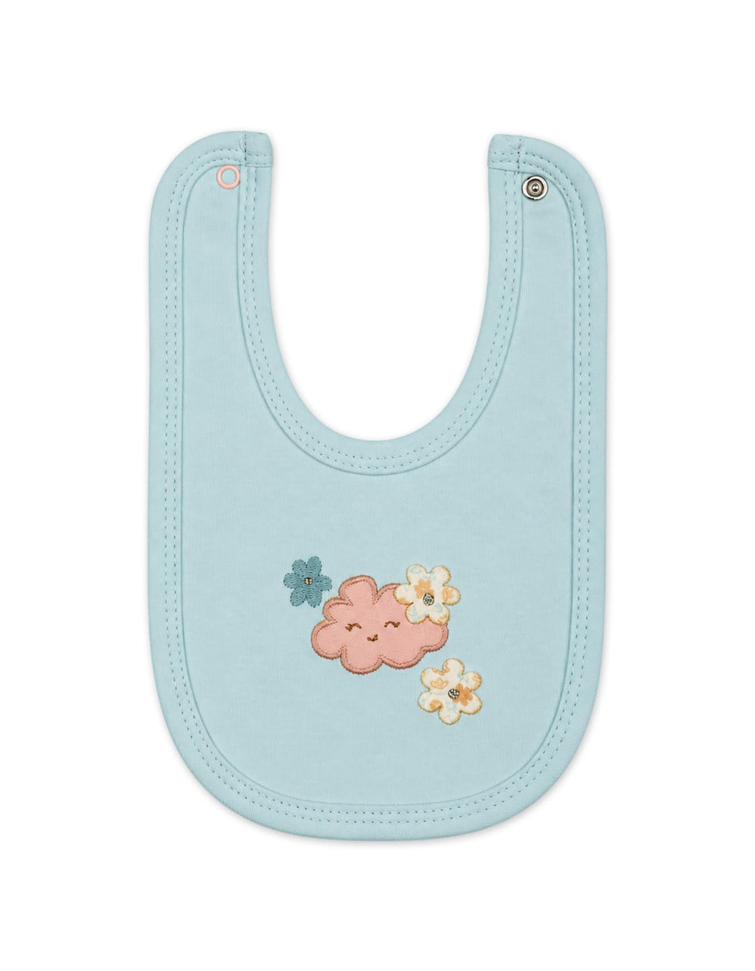 Baby Boy Gift Set 5 Pcs Moon and Clouds Light Blue and Floral at Zubaidas Best Baby and Kids Store in Pakistan