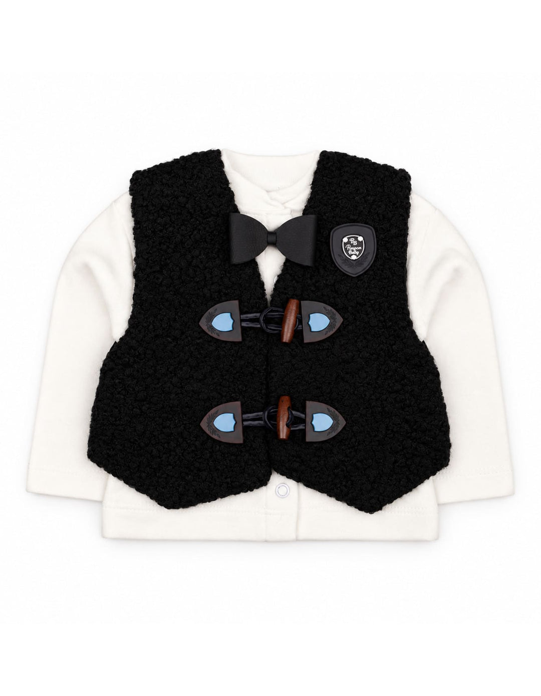 Baby Boy Gift Set 6 Pcs White and Black at Zubaidas Official Pakistan