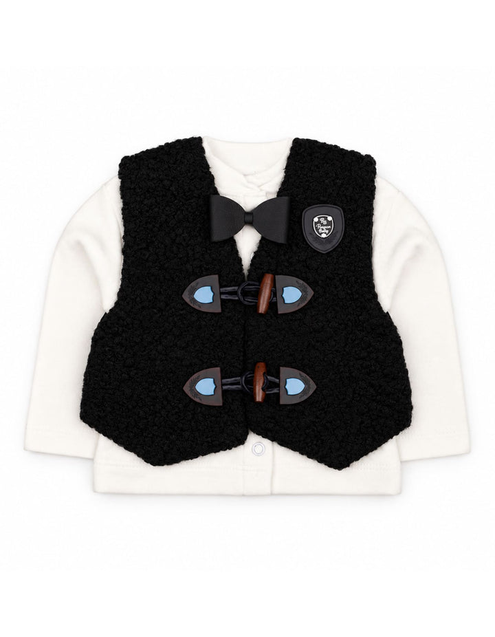 Baby Boy Gift Set 6 Pcs White and Black at Zubaidas Official Pakistan