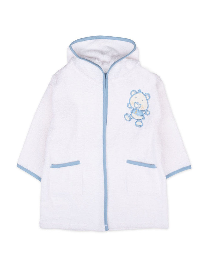 Baby Boy Hooded Bath Robe Teddy Bear Blue at Zubaidas Online Pakistan