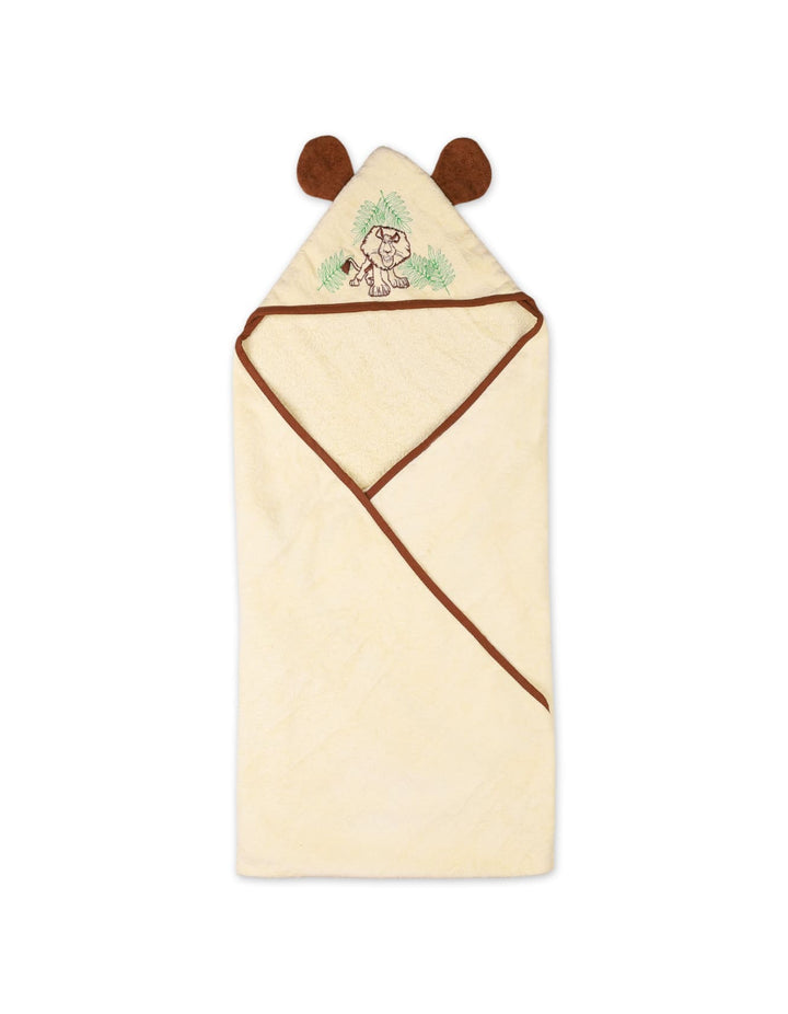Baby Boy Hooded Bath Towel Bambies Lion Theme at Zubaidas