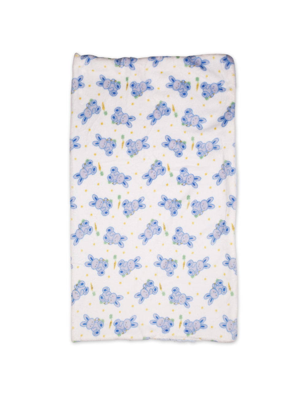 Baby Boy Hooded Swaddle Blanket Bunny White and Light Blue at Zubaidas Official Pakistan