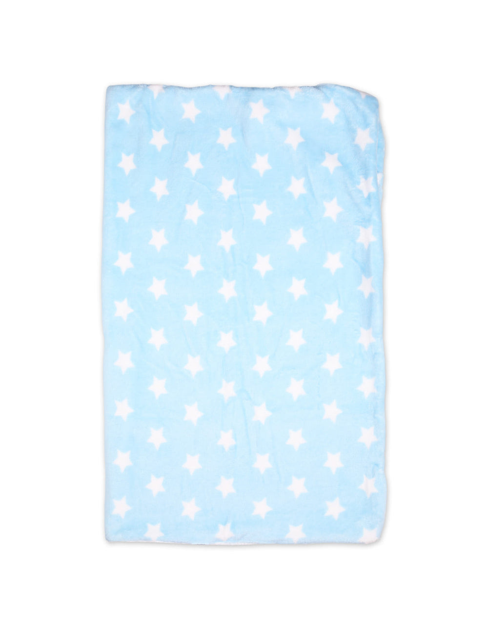 Baby Boy Hooded Swaddle Blanket Star Light Blue and White at Zubaidas Official Pakistan