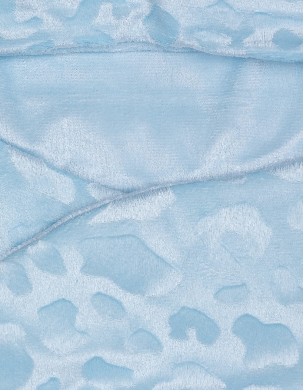 Baby Boy Hooded Swaddle Wrap Leopard Blue at Zubaidas Official Pakistan